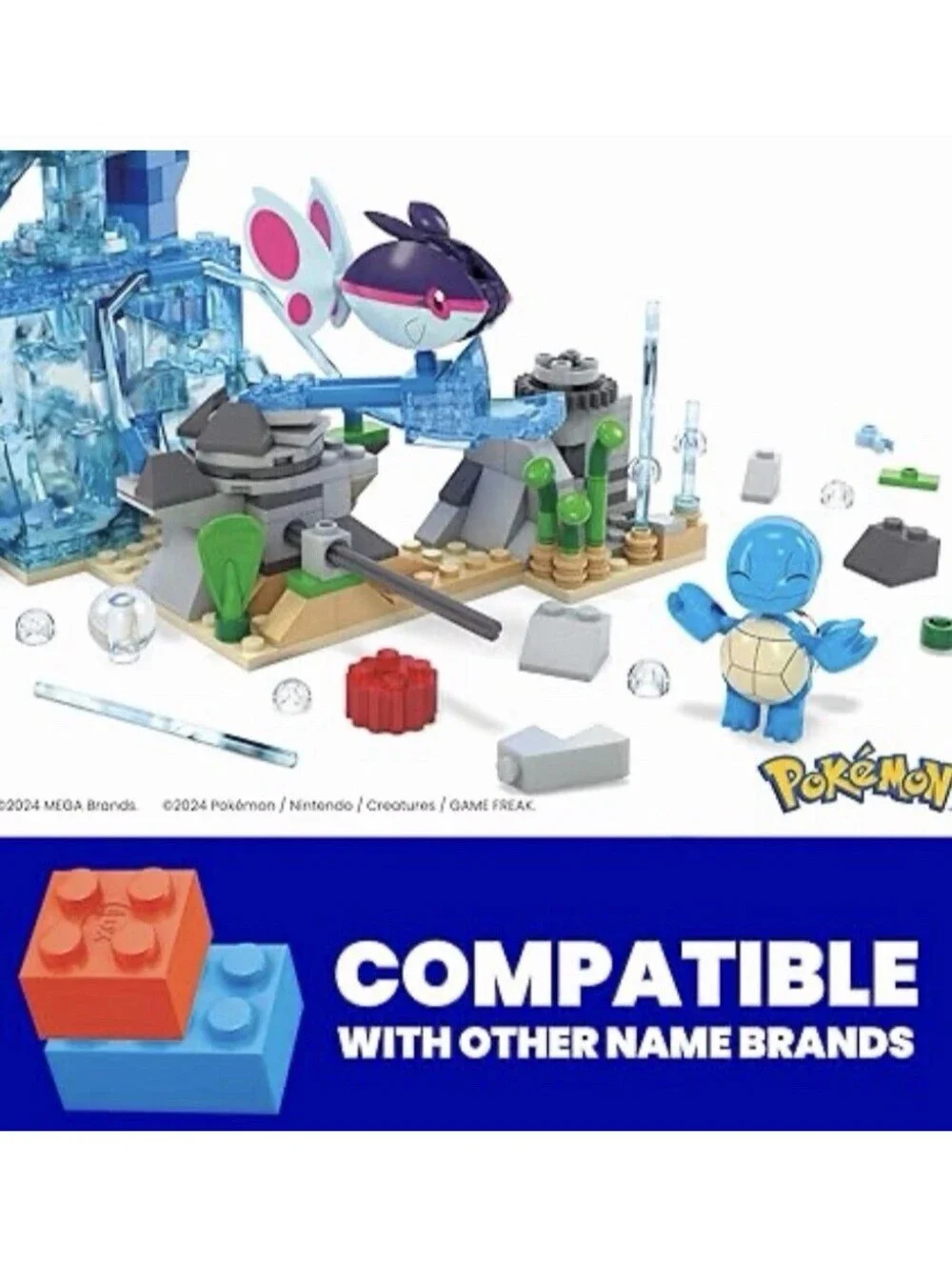 MEGA Pokémon Building Toys Set Aquatic Adventure with 319 Pieces HXF79